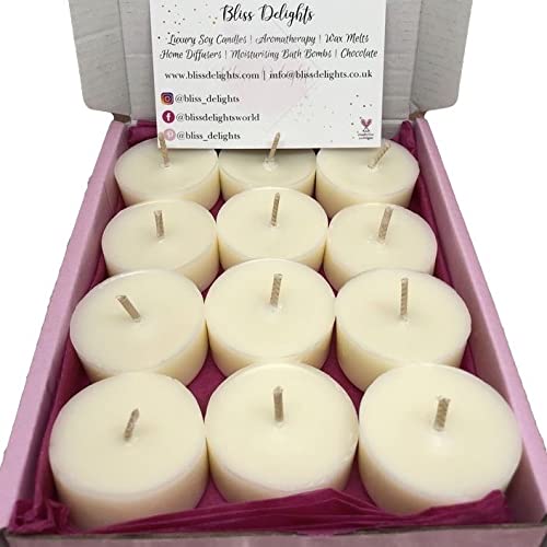 Amber Noir Luxury Scented Soy Tealights