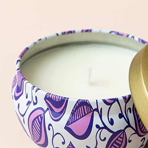 Luxury Lavender Eucalyptus Scented Candle, Natural Soy Wax