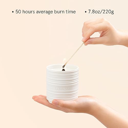 Luxury Jasmine Candle by LA Jolie Muse