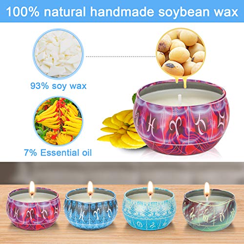 Luxury Astrological Soy Wax Candle Set