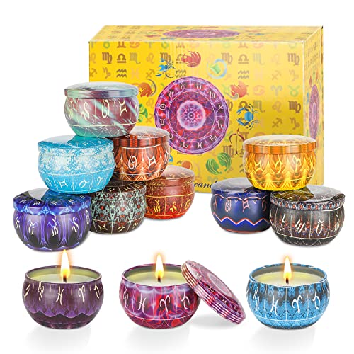 Luxury Zodiac Soy Wax Candles for Women