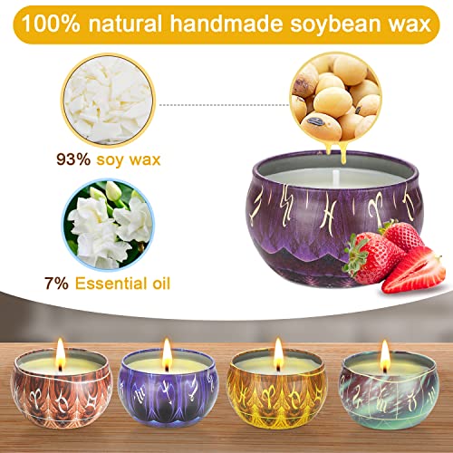 Luxury Zodiac Soy Wax Candles for Women