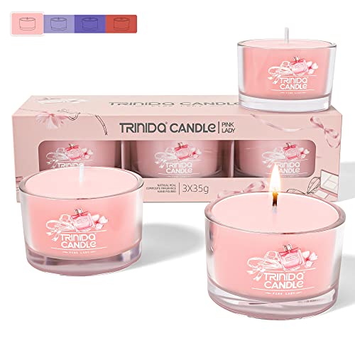Luxurious Scented Candle Set - Pink Lady Collection