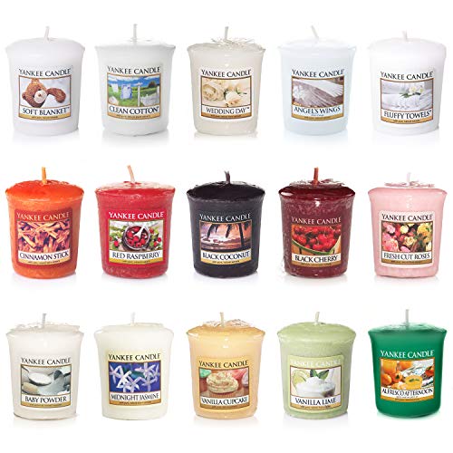 Yankee Candle Votive Collection: 15 Mixed Luxe Fragrances