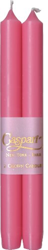 Caspari 10-inch Taper Unscented Candles, Set of 2, Cherry Blossom