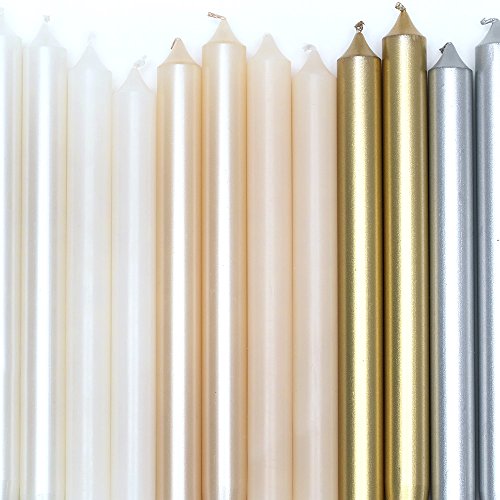 Caspari 10-inch Taper Unscented Candles, Set of 2, Cherry Blossom