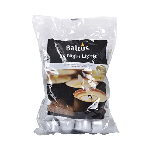 Baltus Pack of 50 Luxe Unscented Wax Tealights