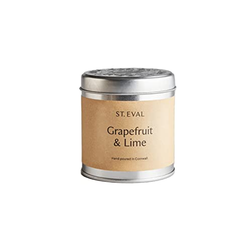 St. Eval Grapefruit & Lime Tin Candle - Refreshing Luxury Fragrance