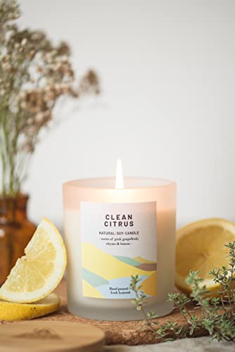 Luxury Citrus Scented Candles - Hand Poured in Scotland