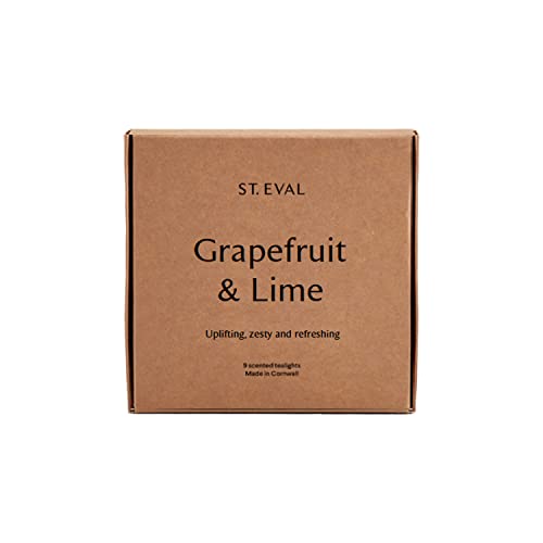 Luxury Grapefruit & Lime Tealight Candles - Pack of 9