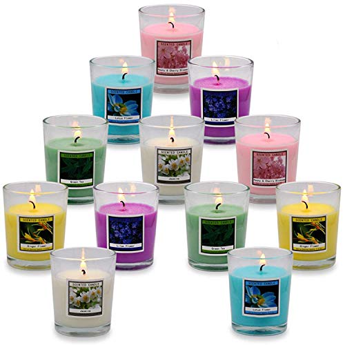 Luxury Scented Candle Gift Set - Pack of 12