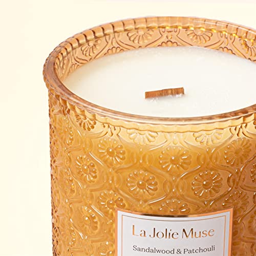 La Jolíe Muse Sandalwood Patchouli Luxury Candle 19.4Oz