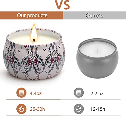 Luxury Lavender Scented Candles - 4 Pack