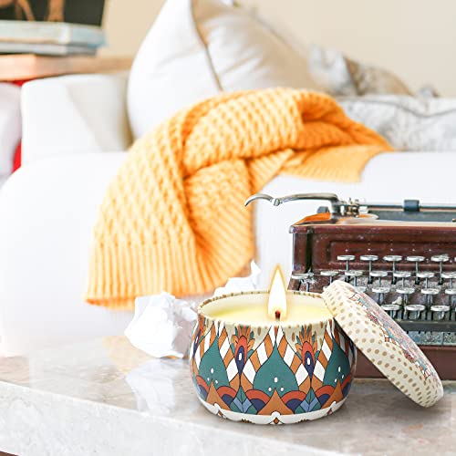 Luxury Lavender Scented Candles - 4 Pack