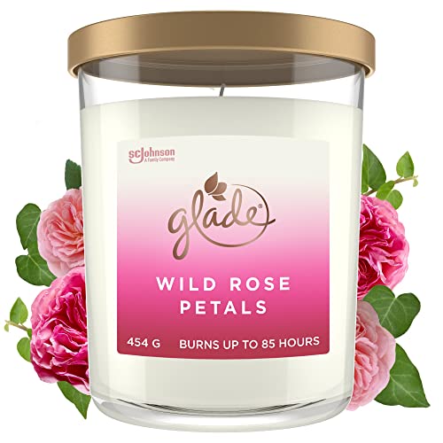 Luxury Wild Rose Petals Candle - 85 Hour Burn Time