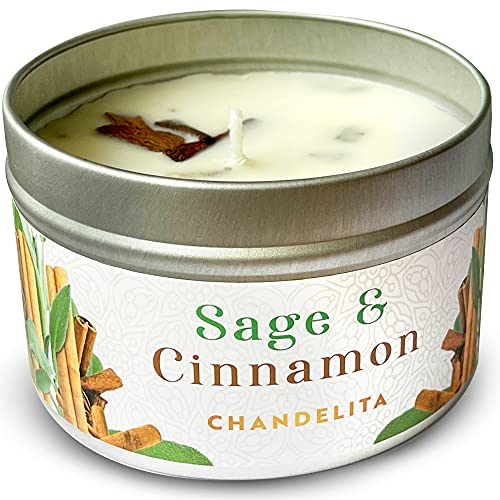 Luxury Chandelita Scented Candle - Sage & Cinnamon