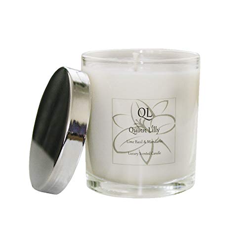 Luxury Lime Basil Mandarin Candle - Aromatherapy Bliss