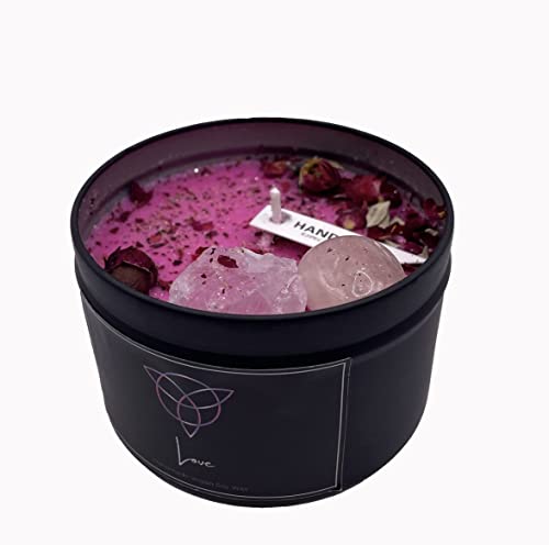 Luxury Crystal Energy Cleansing Candle - Long Lasting