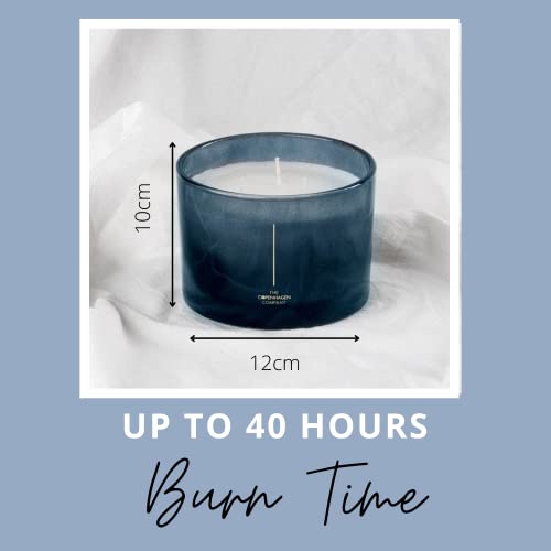 Luxury Aromatherapy Scented Candles - Bergamot, Rose & Sandalwood