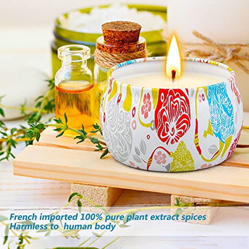 Luxury Scented Candles Set - 4 Fragrances, 4.4oz