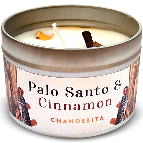 Luxury Palo Santo & Cinnamon Scented Candle