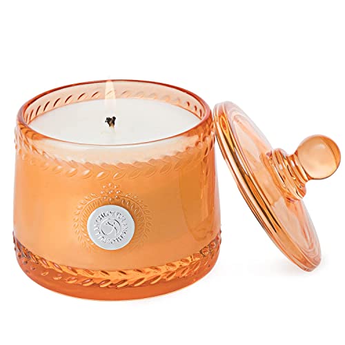 Luxury Orange Blossom Candle, Aromatherapy, 55 Hours
