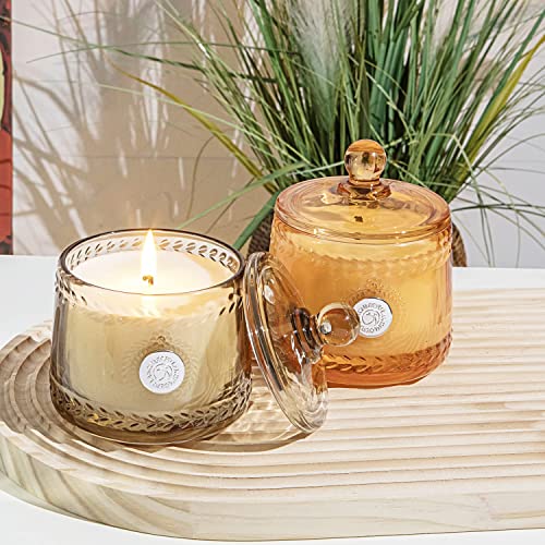 Luxury Orange Blossom Candle, Aromatherapy, 55 Hours