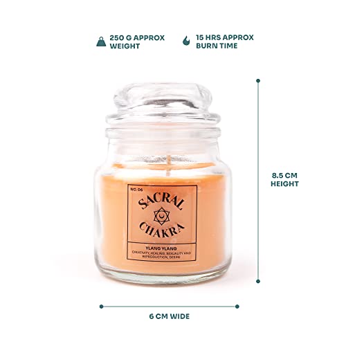 Luxury Scented Candle with Soy Wax & Essential Oil Blend