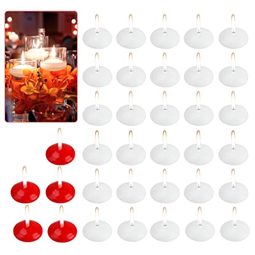 Luxury Floating Candles Set: 35 Warm Tealights