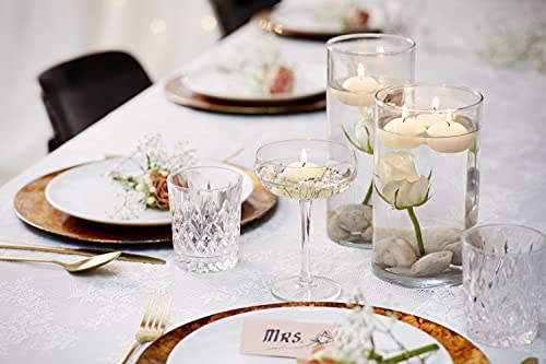 Bolsius Ivory XL Floating Candles - 12 Pieces