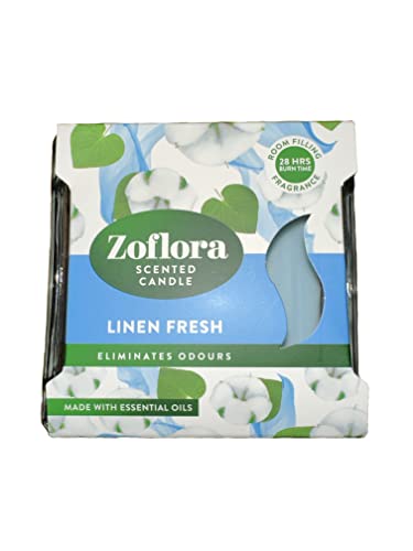 Luxury Linen Fresh Scented Candle with Essential Oils