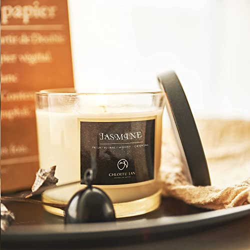 Chloefu LAN Premium Jasmine Scented Candles - 2 Pack