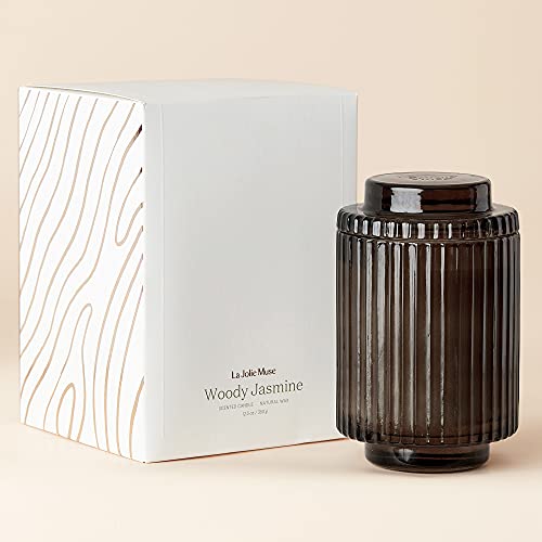 LA Jolie Muse Woody Jasmine Luxury Candle