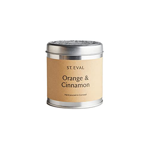 Luxurious St. Eval Orange & Cinnamon Tin Candle