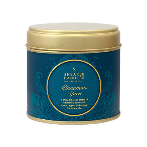 Shearer Candles Large Luxury Cinnamon Spice Tin Candle