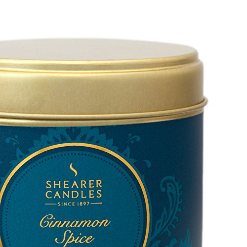 Shearer Candles Large Luxury Cinnamon Spice Tin Candle