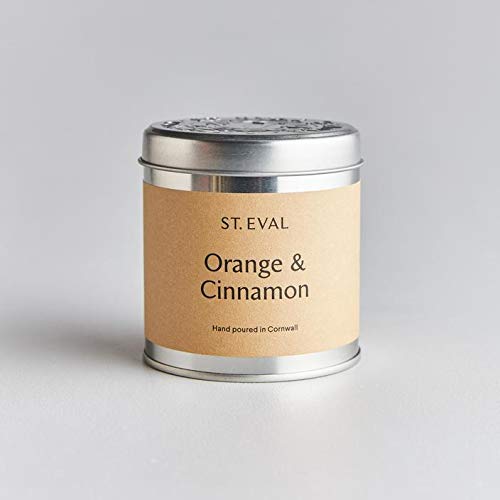 Luxurious St. Eval Orange & Cinnamon Tin Candle