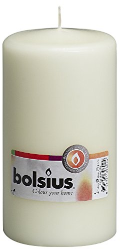 Luxury Ivory Pillar Candle: Bolsius Outdoor/Indoor - 150x80mm
