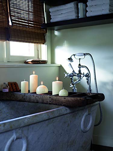 Luxury Ivory Pillar Candle: Bolsius Outdoor/Indoor - 150x80mm