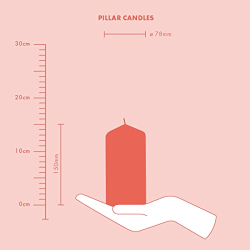 Luxury Ivory Pillar Candle: Bolsius Outdoor/Indoor - 150x80mm