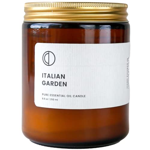 Italian Garden Luxury Scented Candle | Essential Oils