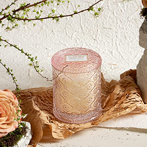Luxury Sandalwood Rose Aromatherapy Candle, 230g