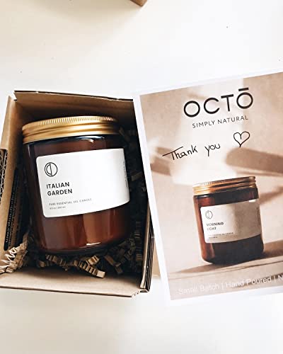 Italian Garden Luxury Scented Candle | Essential Oils