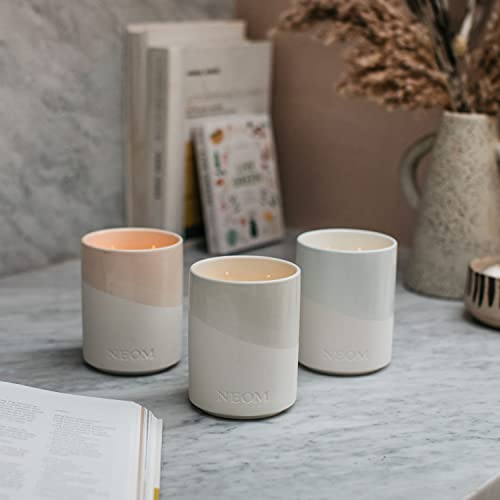 NEOM Luxury Scented Ceramic Candle - Grapefruit, Mandarin & Eucalyptus