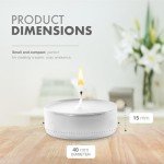 Delka Luxury Tea Light Candles - 50 Pack