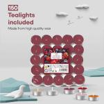 Luxury Scented Tea Lights - 150 Candles