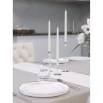 CANDWAX 8 inch Taper Candles Set of 12 - Dripless Taper Candles and Unscented Candlesticks - Perfect as Christmas Candles and Household Candles - Ivory Candles