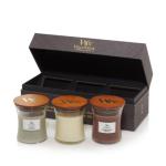 WoodWick Woody Mini Hourglass Candles, Luxury Gift Set