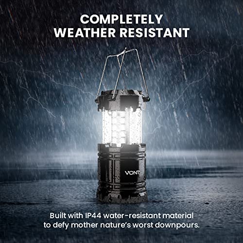 Super Bright LED Camping Lanterns, 2-Pack