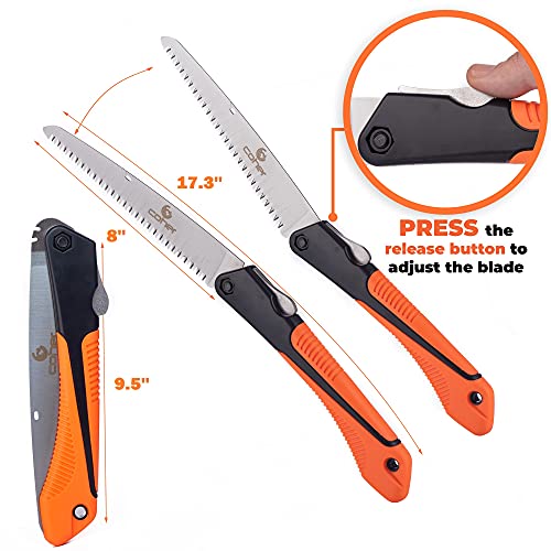 8-Inch Folding Hand Saw for Preppers